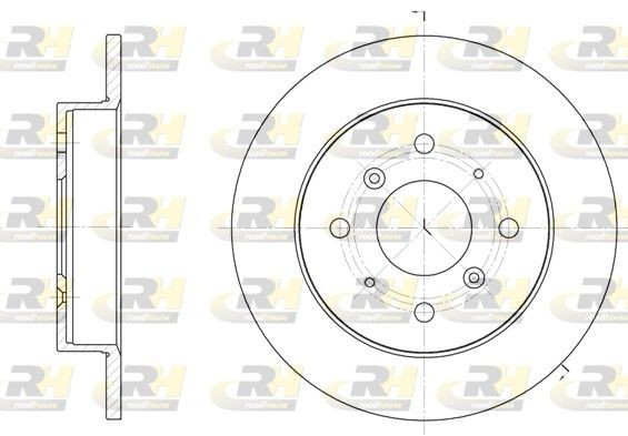ROADHOUSE Brake disc Article number: 6208.00 cheaply