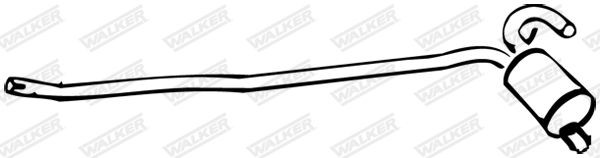 WALKER Middle silencer Article number: 12784 cheaply