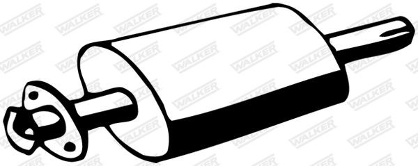 WALKER Middle silencer Article number: 13395 cheaply