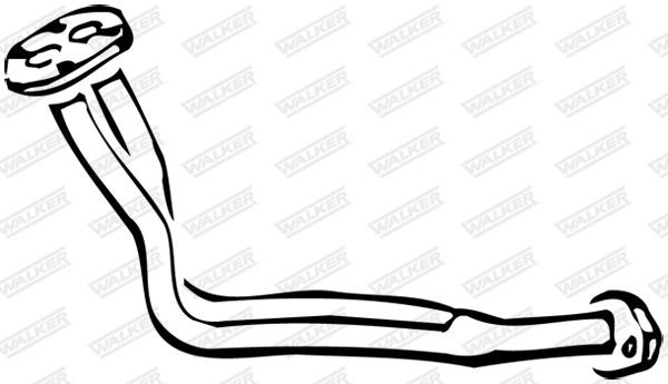 WALKER Exhaust Pipe Article number: 13705 cheaply