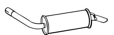 VEGAZ Rear silencer Article number: FS-317 cheaply