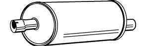 VEGAZ Middle silencer Article number: IS-101 cheaply