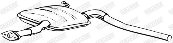 WALKER Middle silencer Article number: 15006 cheaply