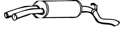 VEGAZ Rear silencer Article number: OS-307 cheaply