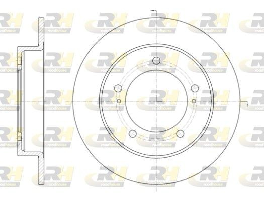 ROADHOUSE Brake disc Article number: 6329.00 cheaply