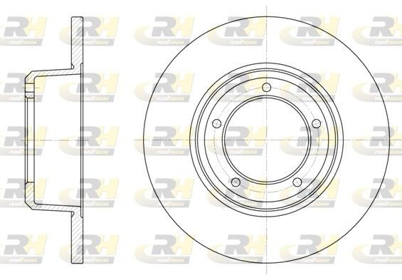 ROADHOUSE Brake disc Article number: 6341.00 cheaply