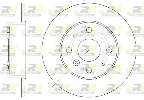 ROADHOUSE Brake disc Article number: 6363.00 cheaply