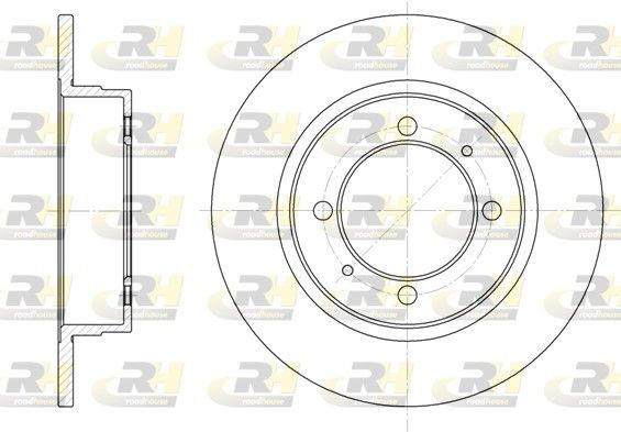 ROADHOUSE Brake disc Article number: 6390.00 cheaply