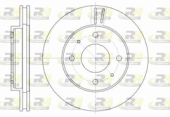 ROADHOUSE Brake disc Article number: 6394.10 cheaply