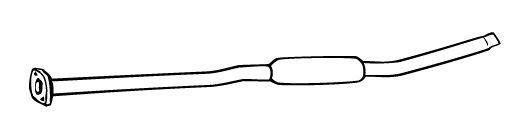 VEGAZ Middle silencer Article number: TS-182 cheaply
