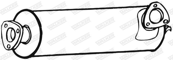 WALKER Middle silencer Article number: 18248 cheaply