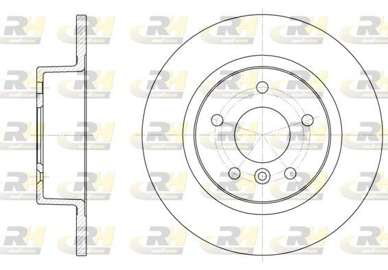 ROADHOUSE Brake disc Article number: 6506.00 cheaply