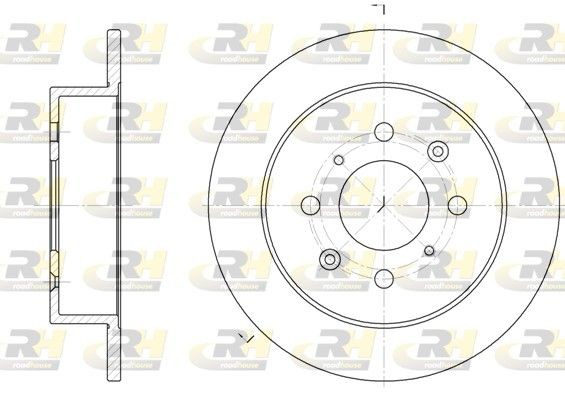ROADHOUSE Brake disc Article number: 6521.00 cheaply