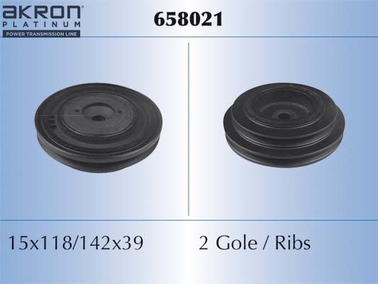 MALÒ Crankshaft pulley Article number: 658021 cheaply
