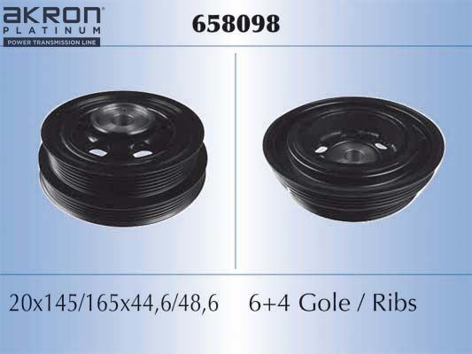 MALÒ Crankshaft pulley Article number: 658098 cheaply