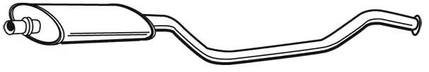 VEGAZ Middle silencer Article number: CS-130 cheaply