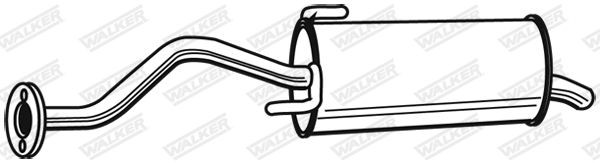WALKER Rear silencer Article number: 21347 cheaply
