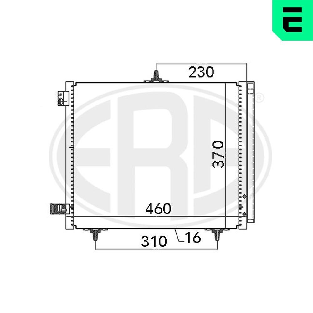 ERA Air conditioning condenser Article number: 667009 cheaply