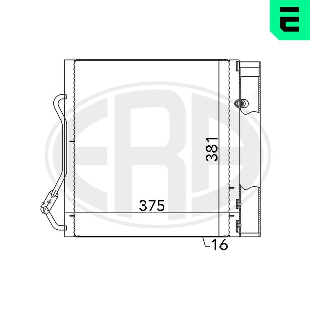 ERA Air conditioning condenser Article number: 667042 cheaply