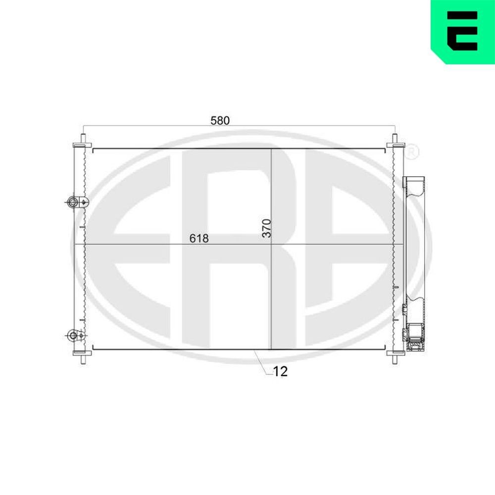 ERA Air conditioning condenser Article number: 667161 cheaply