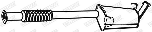WALKER Silencieux intermédiaire UGS: 21734 à bon prix