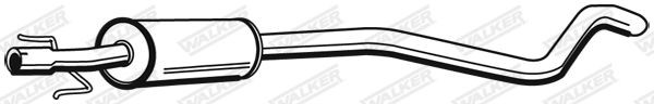 WALKER Middle silencer Article number: 22910 cheaply