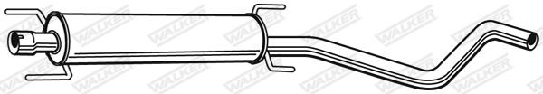 WALKER Middle silencer Article number: 23427 cheaply