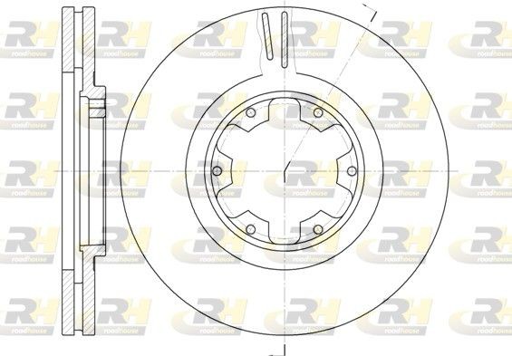 ROADHOUSE Brake disc Article number: 6899.10 cheaply