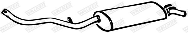 WALKER Rear silencer Article number: 71032 cheaply