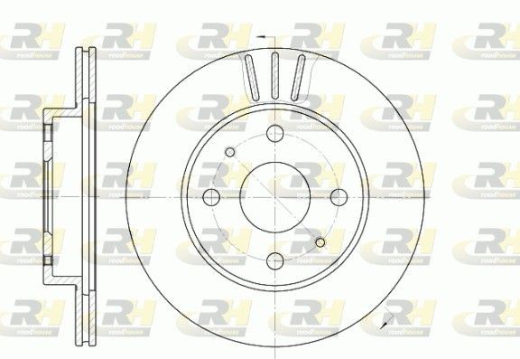 ROADHOUSE Brake disc Article number: 6954.10 cheaply