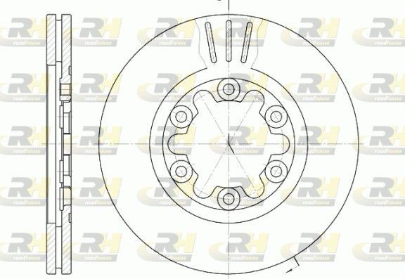 ROADHOUSE Brake disc Article number: 6957.10 cheaply