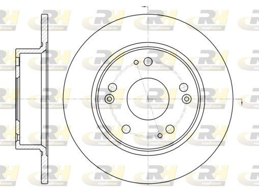 ROADHOUSE Brake disc Article number: 6984.00 cheaply
