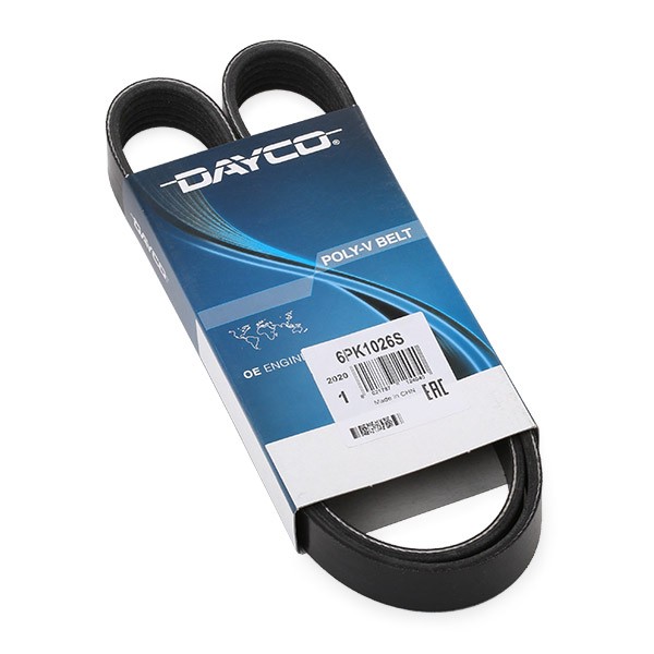 DAYCO Serpentine belt Article number: 6PK1026S cheaply