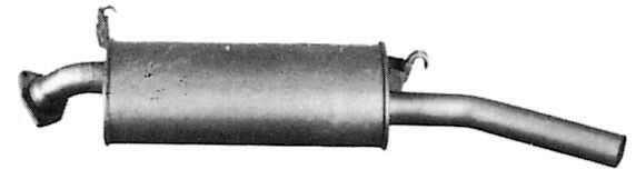 IMASAF Rear silencer Article number: 72.44.07 cheaply