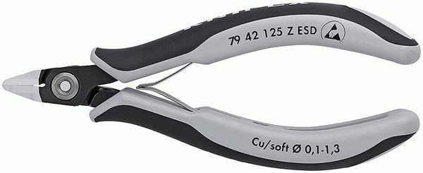 KNIPEX Skævbider Varenummer: 79 42 125 Z ESD billige