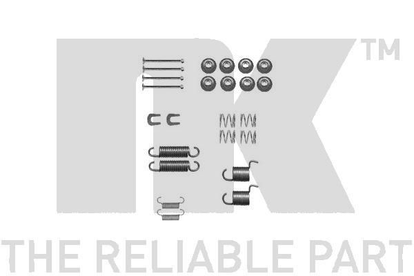 NK 7999834 Accessory Kit, brake shoes FOURTRAK 2.8 TD (F70, F75, F80, F85) 102 PS Diesel 1998