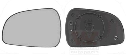 VAN WEZEL Mirror Glass, outside mirror Article number: 8245837 cheaply
