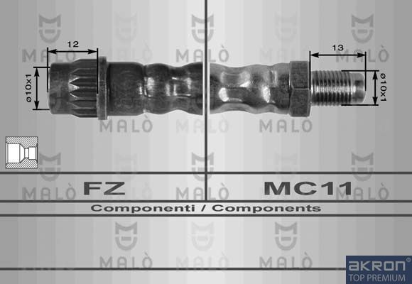 MALÒ Brake hose Article number: 8536 cheaply