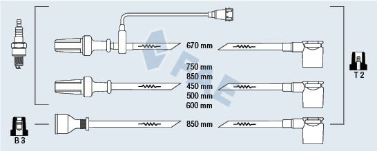 FAE Ignition Cable Kit Article number: 85580 cheaply