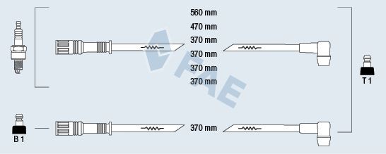 FAE Ignition Cable Kit Article number: 86010 cheaply