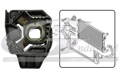 3RG 86701 Paigutus, radiaator FABIA 1.9 TDI RS 130 HP Diisel 2008