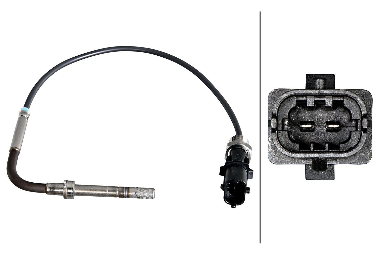 HELLA Hand brake cable Article number: 8AS 355 661-741 cheaply