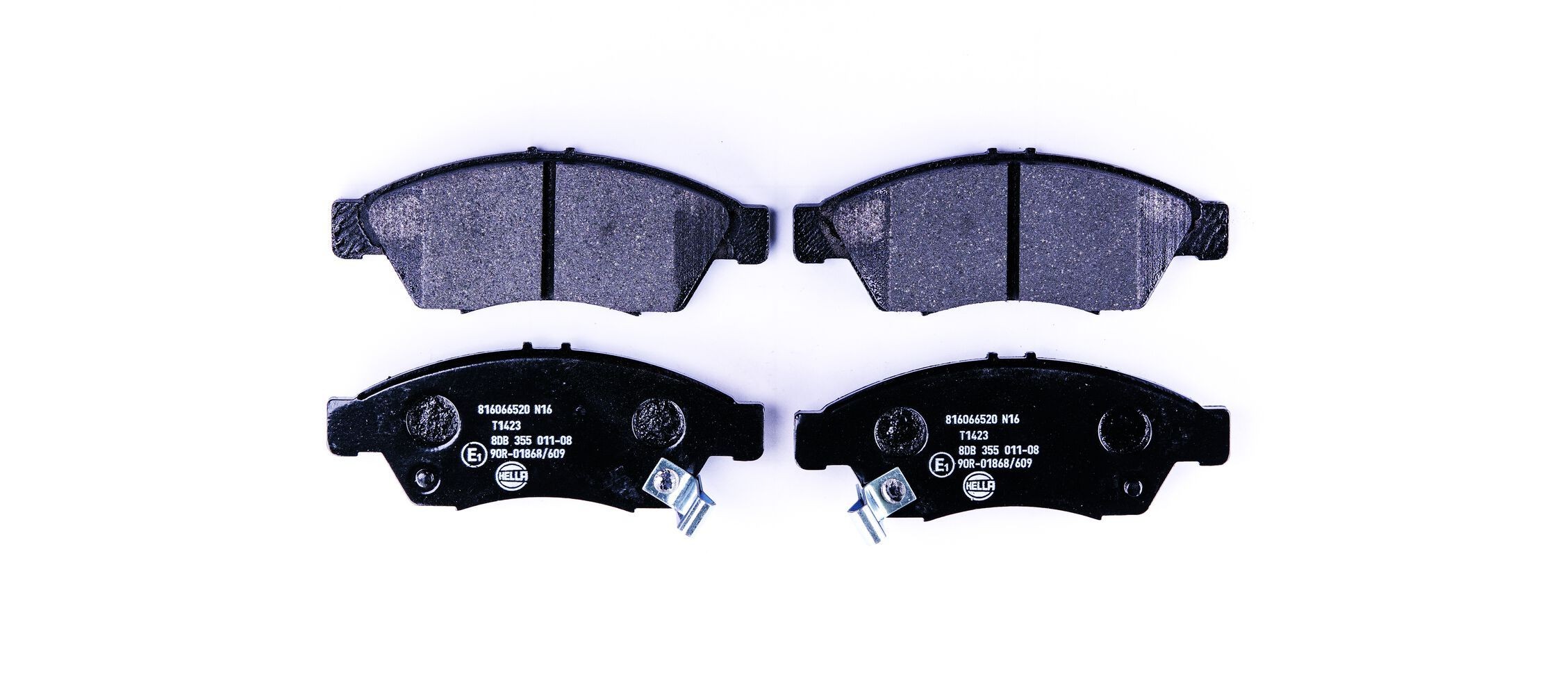 HELLA Brake pad set Article number: 8DB 355 011-081 cheaply
