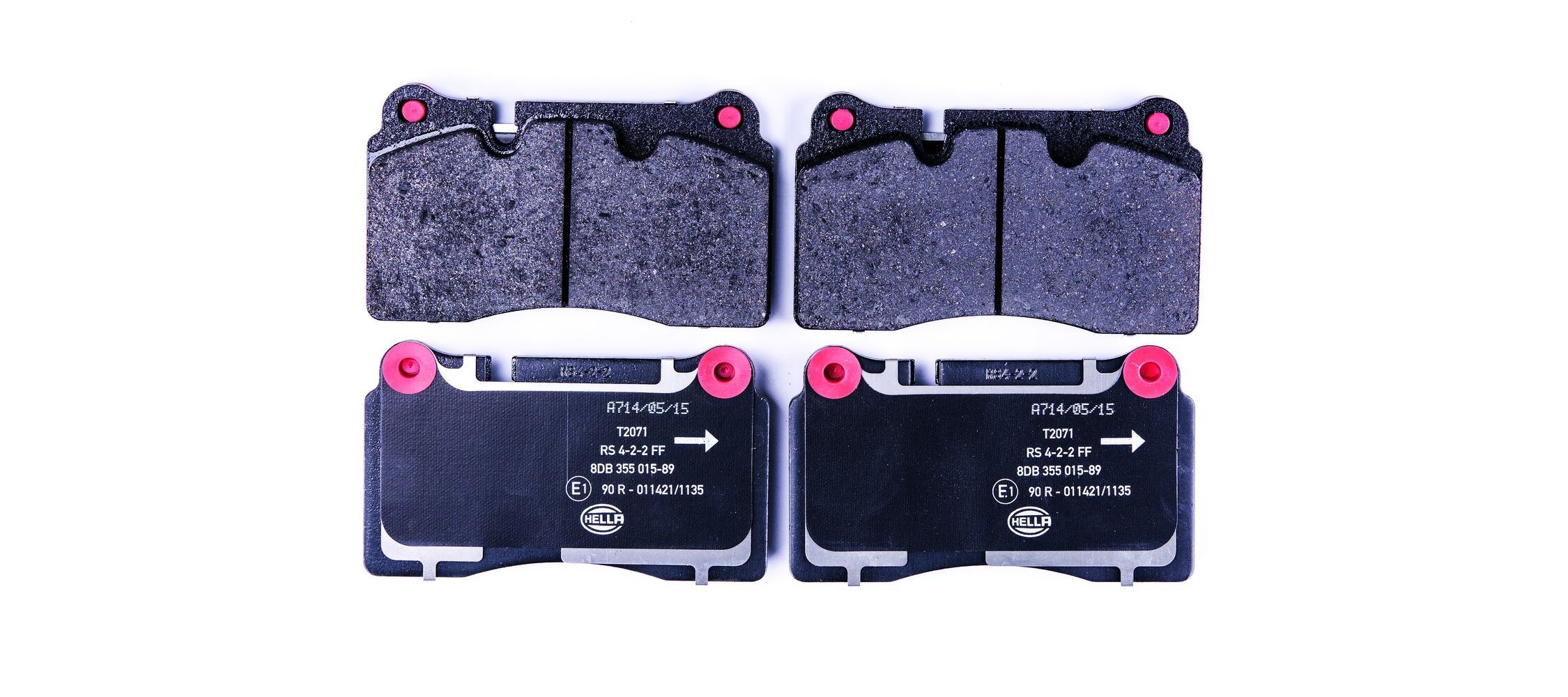 HELLA Brake pad set Article number: 8DB 355 015-891 cheaply
