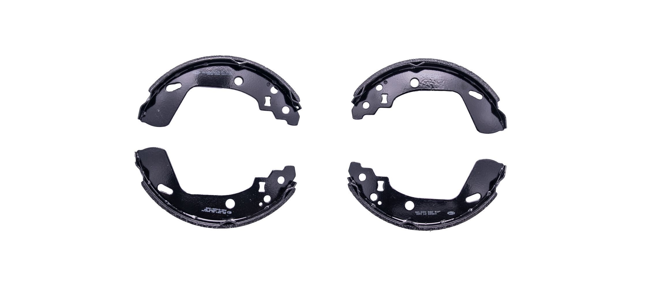 HELLA Brake Shoe Set Article number: 8DB 355 022-251 cheaply