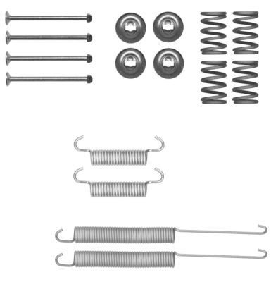 HELLA 8DZ 355 205-411 Lisakomplekt, Piduriklotsid AMAROK 2.0 TSI 160 HP Bensiin 2022