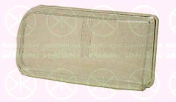 KLOKKERHOLM 95370254A1 Headlight lens PASSAT 1.8 G60 Syncro 160 PS Petrol 1997