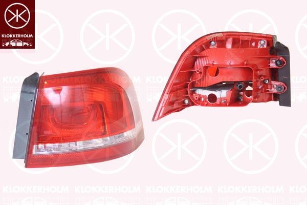 KLOKKERHOLM Aizmugurējais lukturis raksta numurs: 95470716 lēti