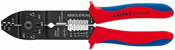 KNIPEX Crimptang Varenummer: 97 21 215 B SB billige