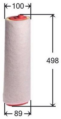 JS ASAKASHI Air filter Article number: A0145 cheaply